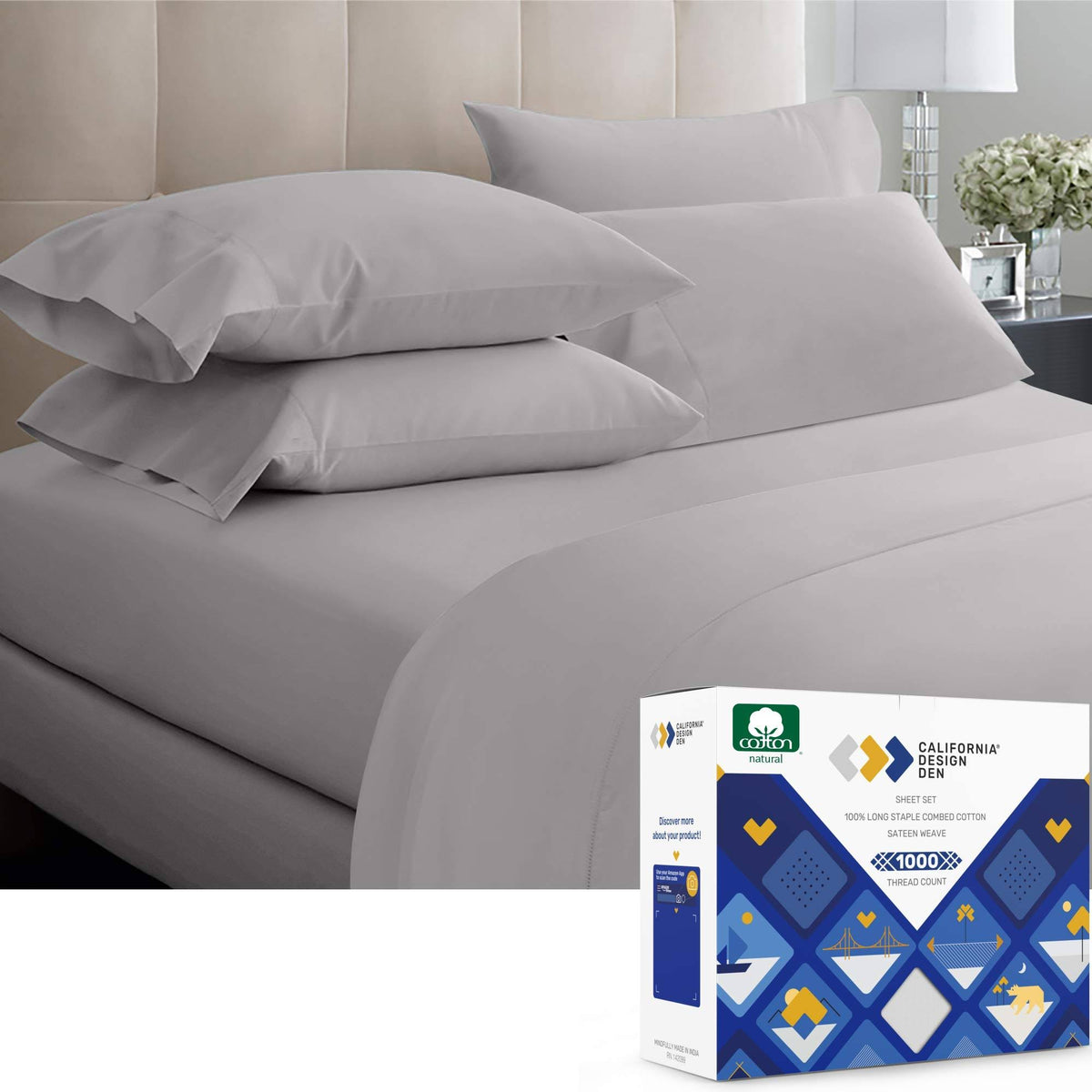 100% Cotton Sateen 1000 Thread Count E84491