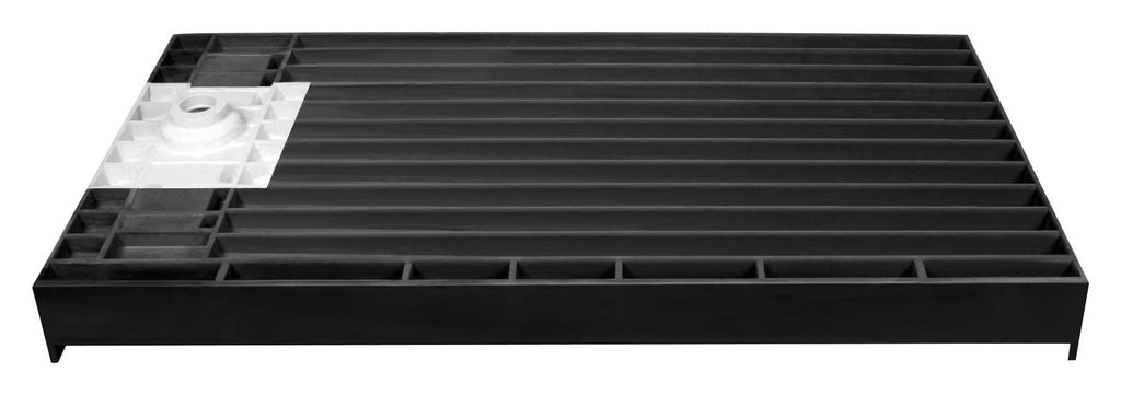 Bronze Single Threshold Shower Base Z382