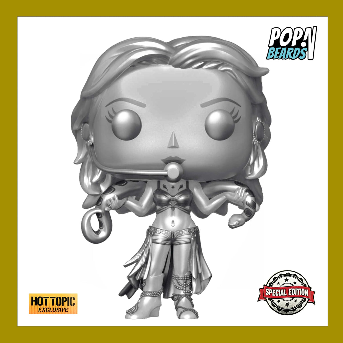 Britney Spears Slave 4U Metallic Pop Vinyl Figure D40999