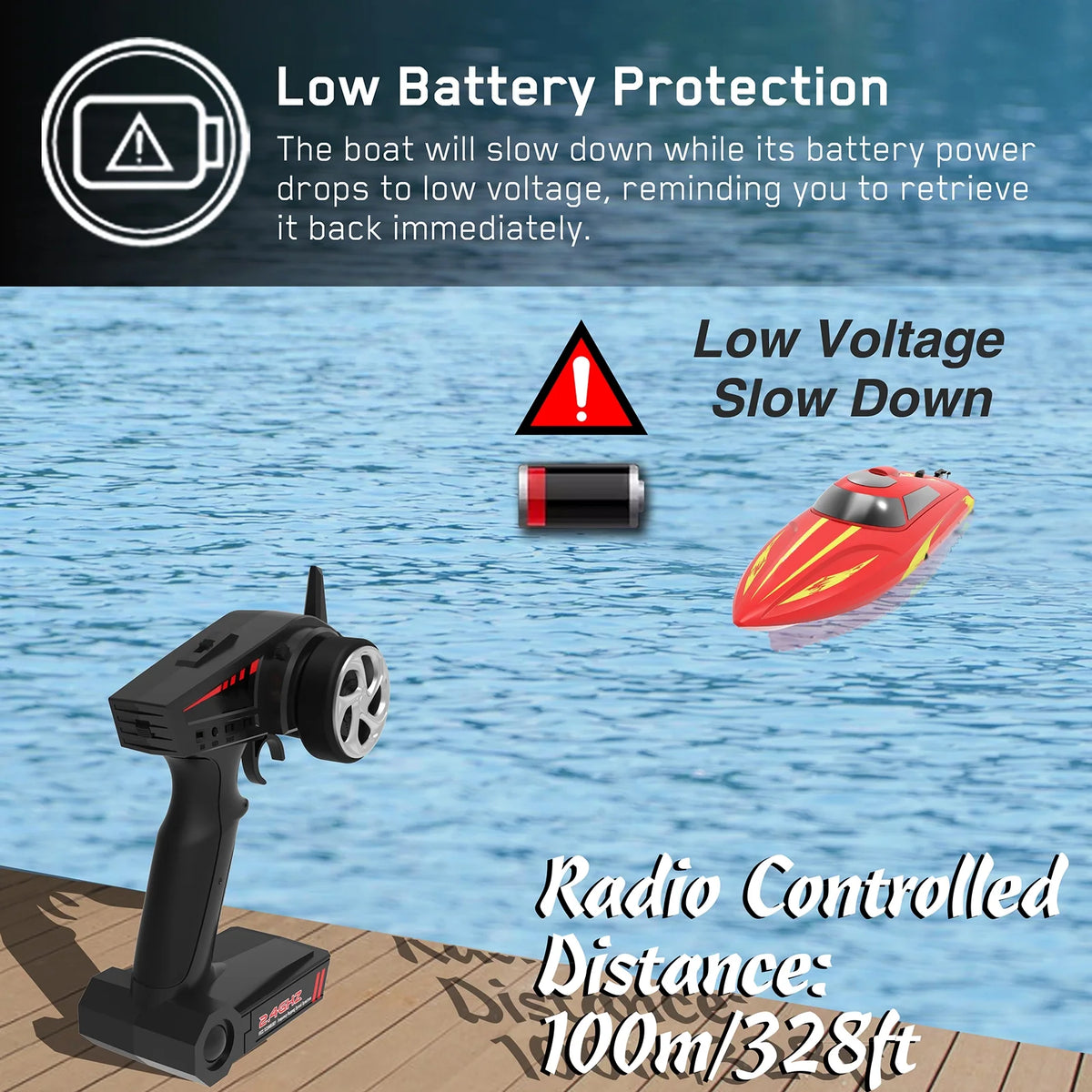 Remote Control Boat 2.4GHz High Speed V823