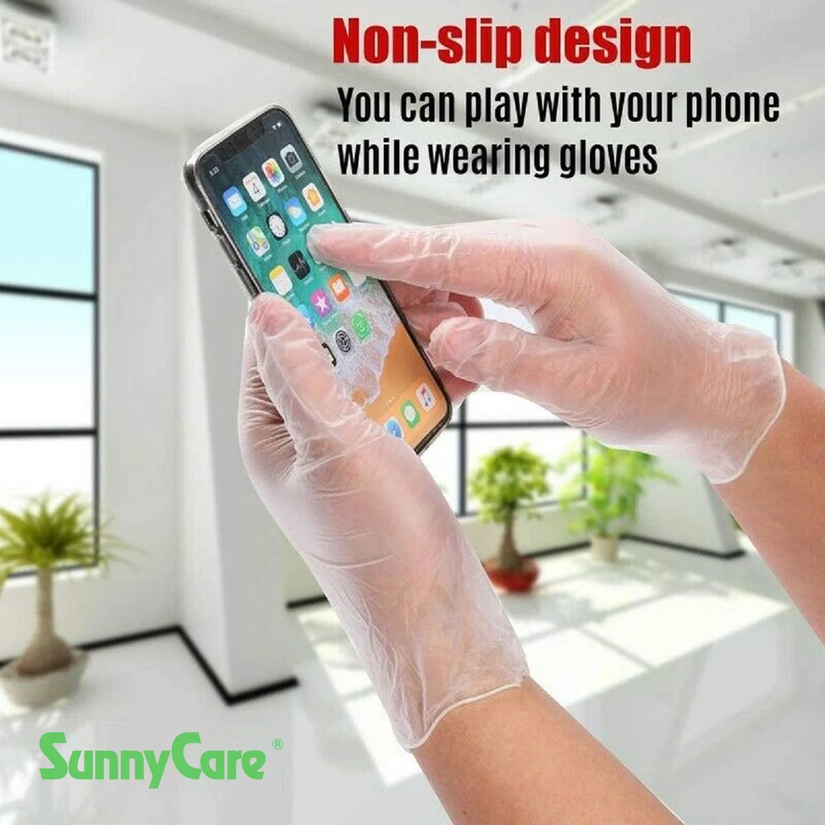 1000pcs Vinyl Disposable Gloves Powder Free XL Z2078