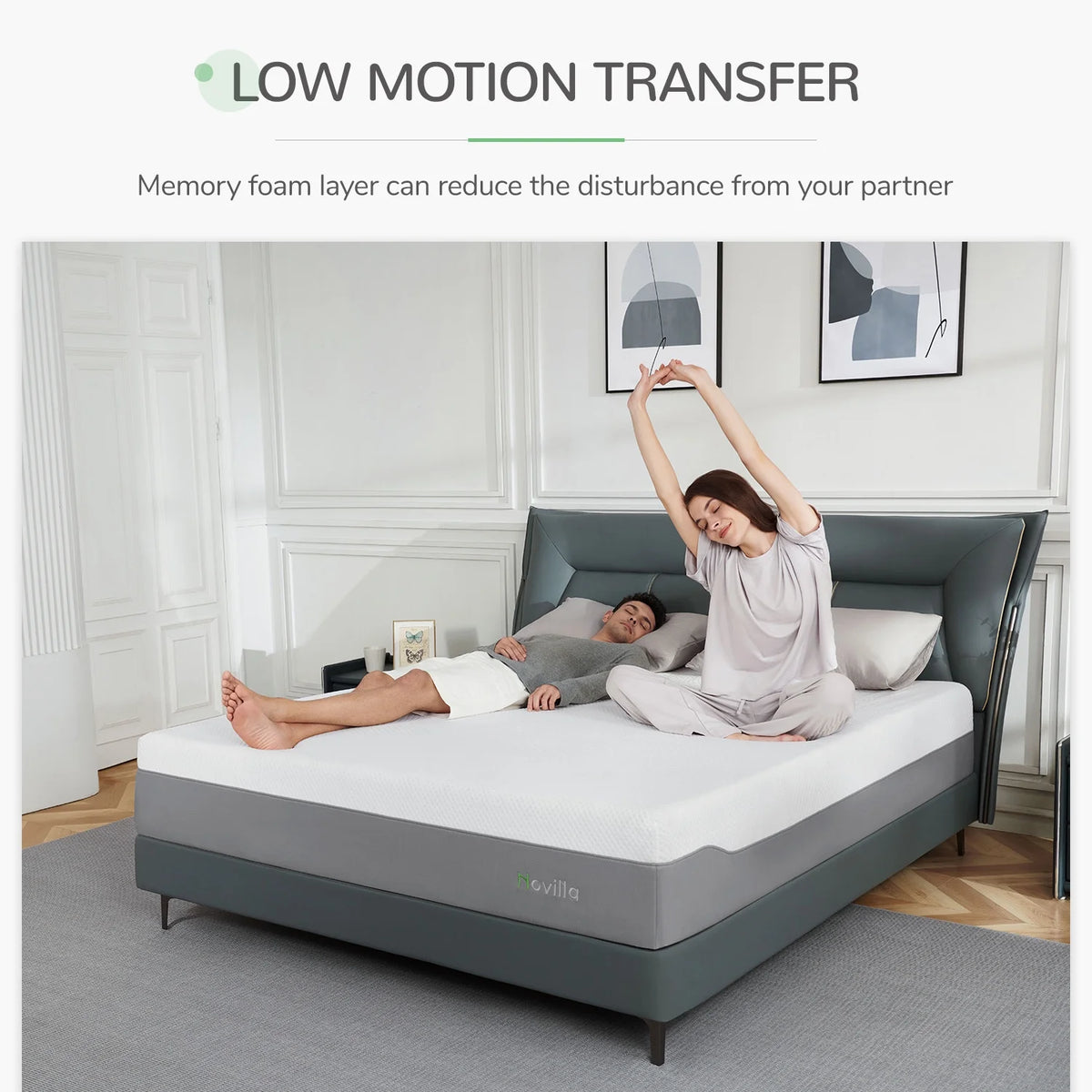 12 Medium Firm Gel Memory Foam Mattress, Full Size C85980