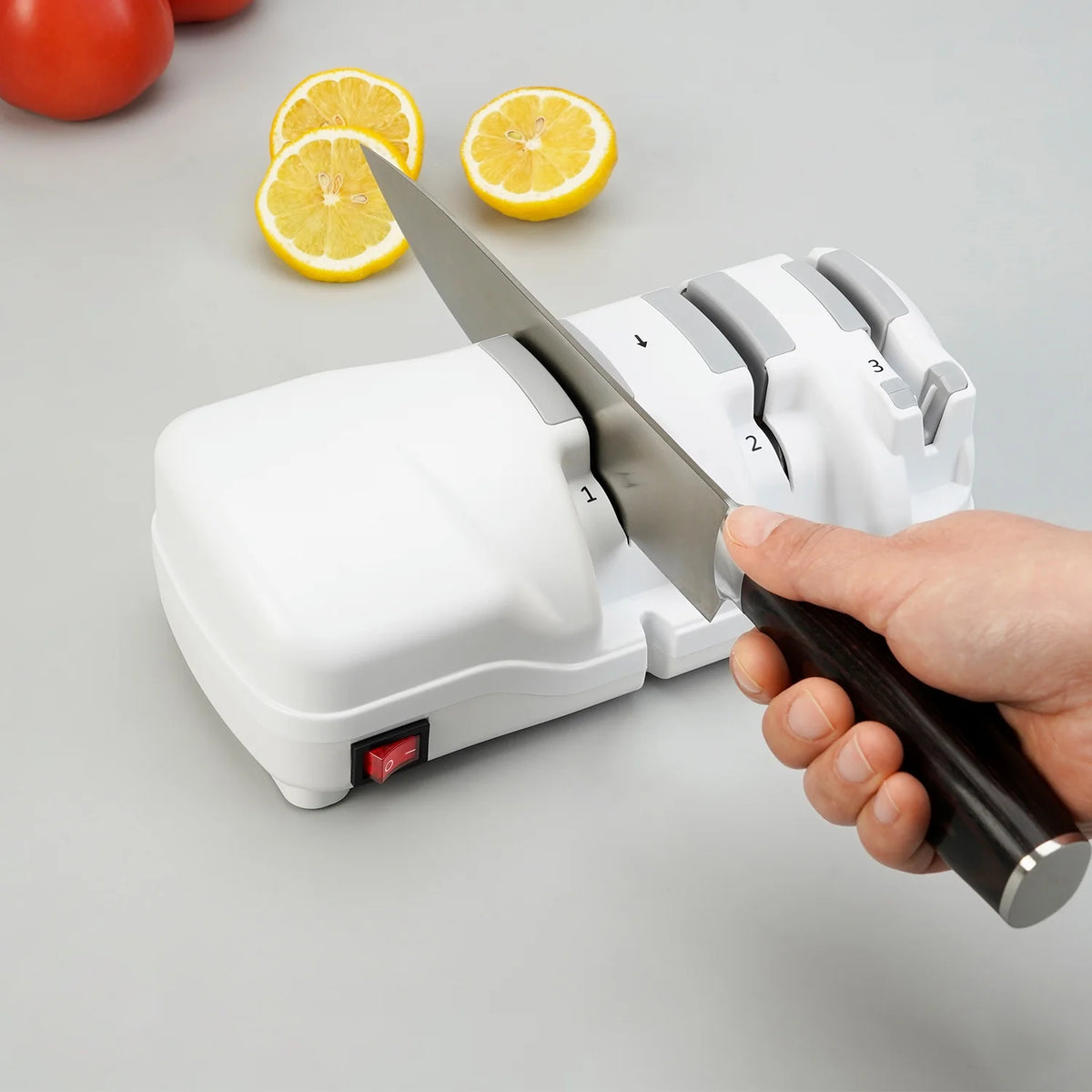 Electric Knife Sharpener with Diamond Wheels X1719