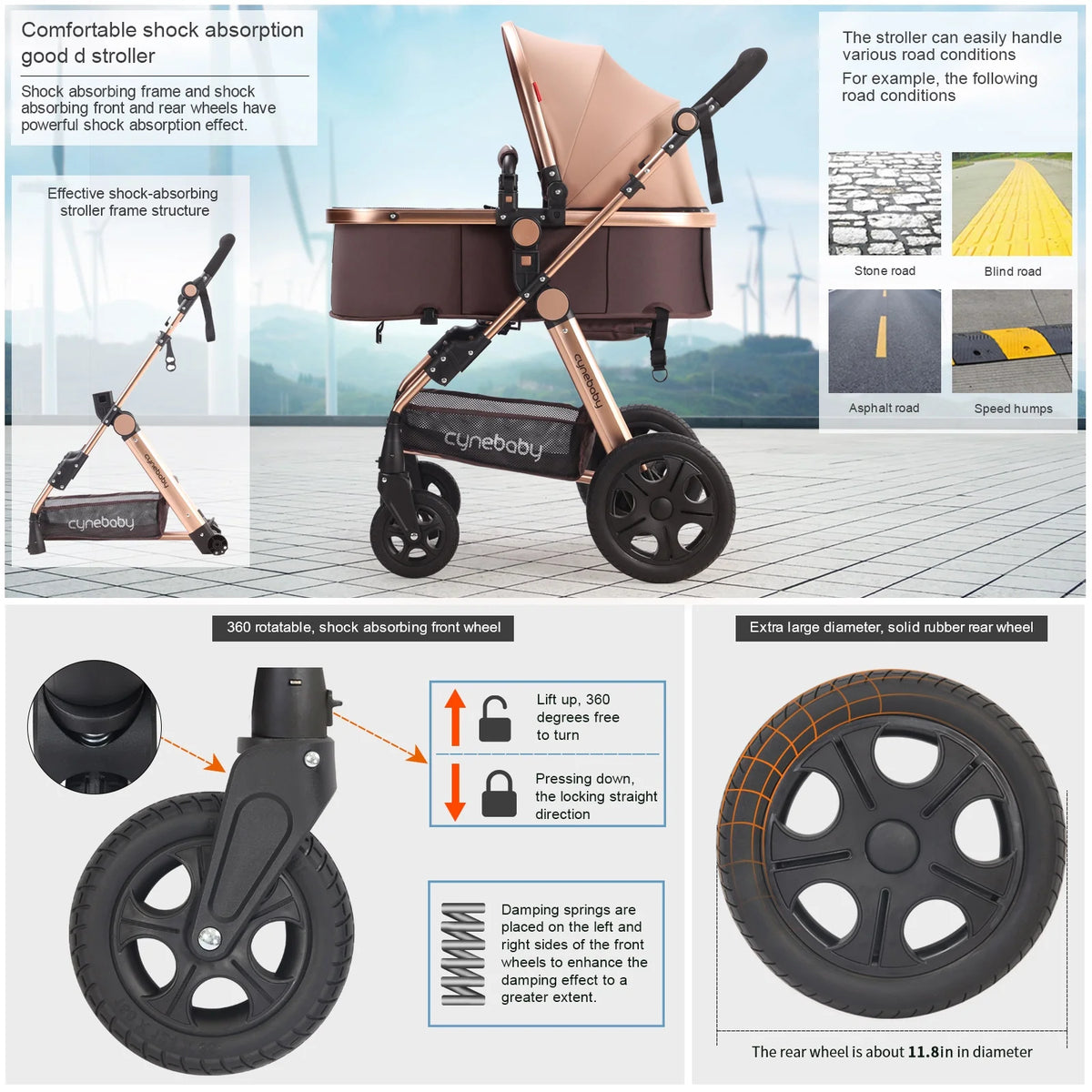 Newborn Infant Toddler Stroller B741092