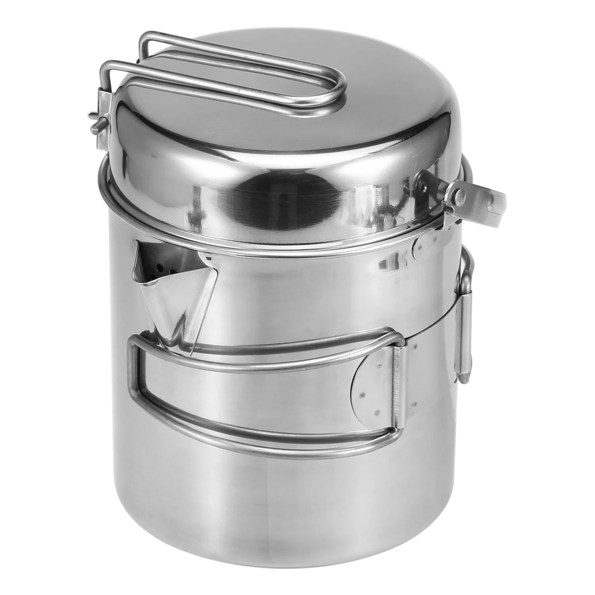 Stainless Steel Cooking Kettle with Lid T392
