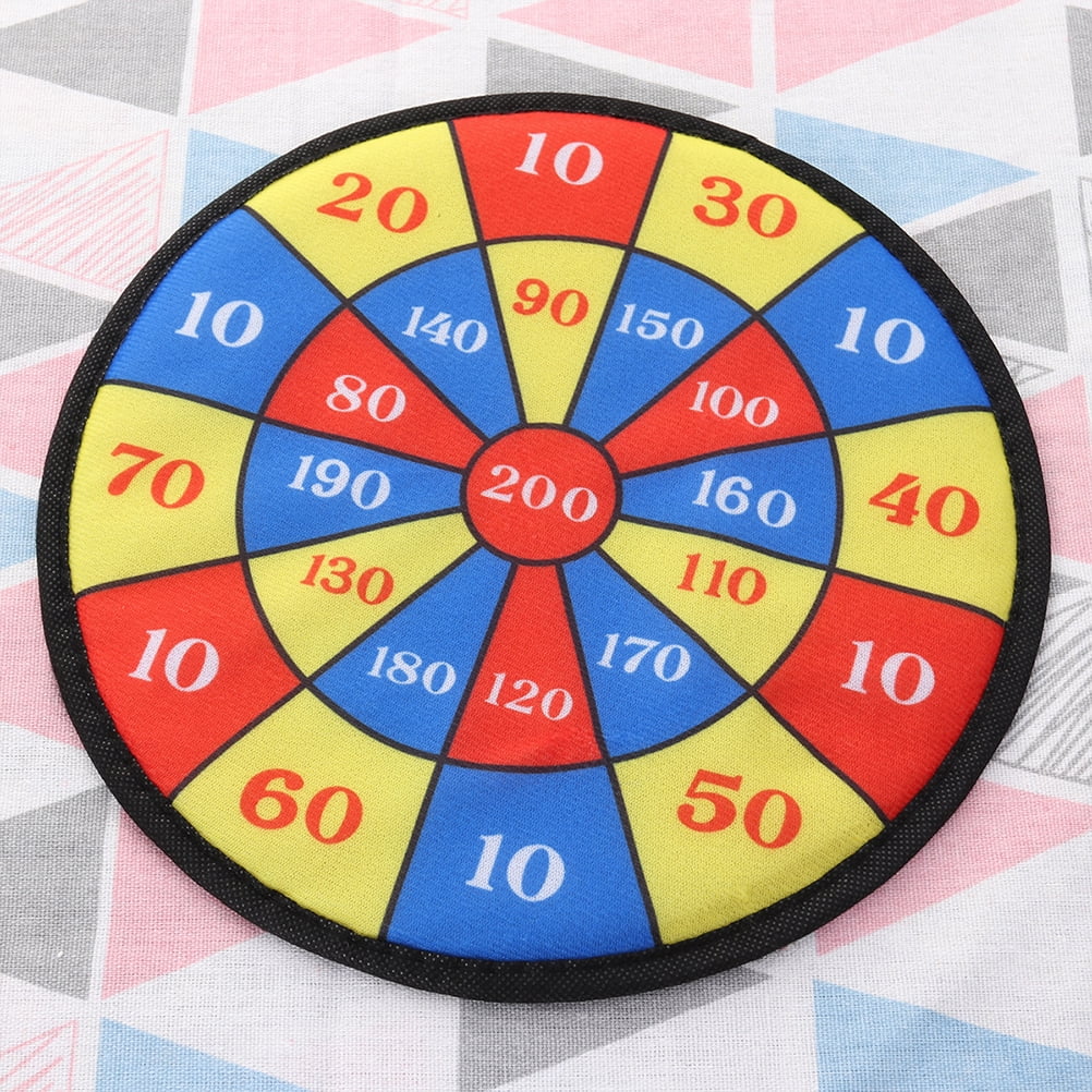 Self-adhesive Dartboard Toy Set with 2Pcs Balls I722