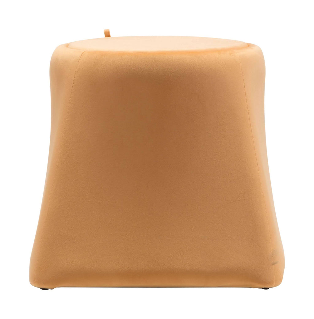 Green Velvet Ottoman V720