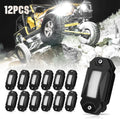 White LED Rock Lights 12PCS Underbody Lights C69570