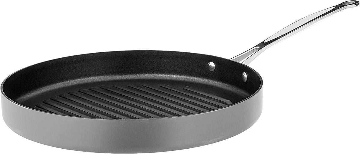 12-Inch Nonstick Hard-Anodized Round Grill Pan B86340