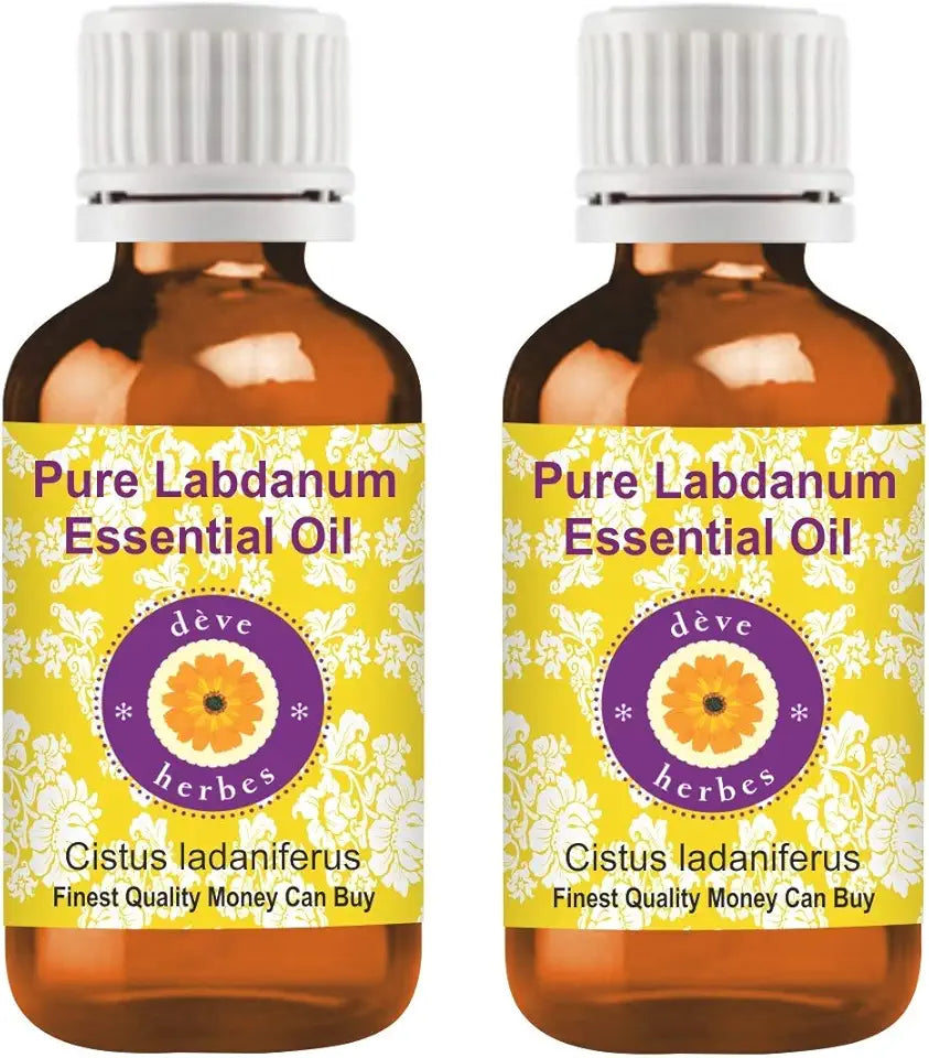 Pure Labdanum Essential Oil Steam Distilled 100ml X 2 J25285