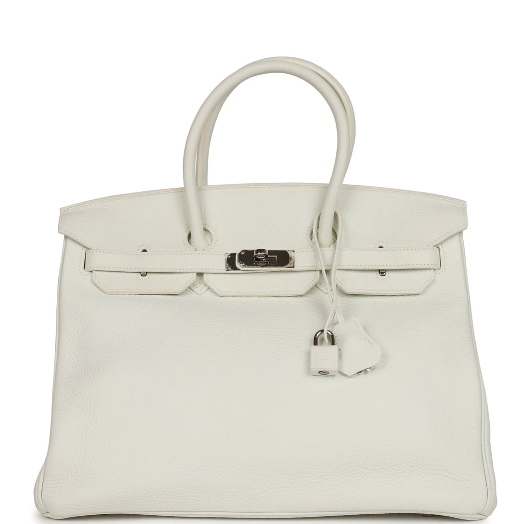 White Togo Leather Handbag D406386