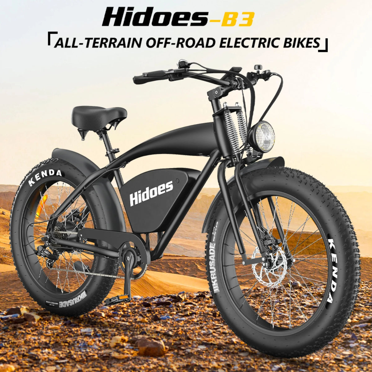 1200W Electric Mountain Bike with 26" Fat Tire A32379