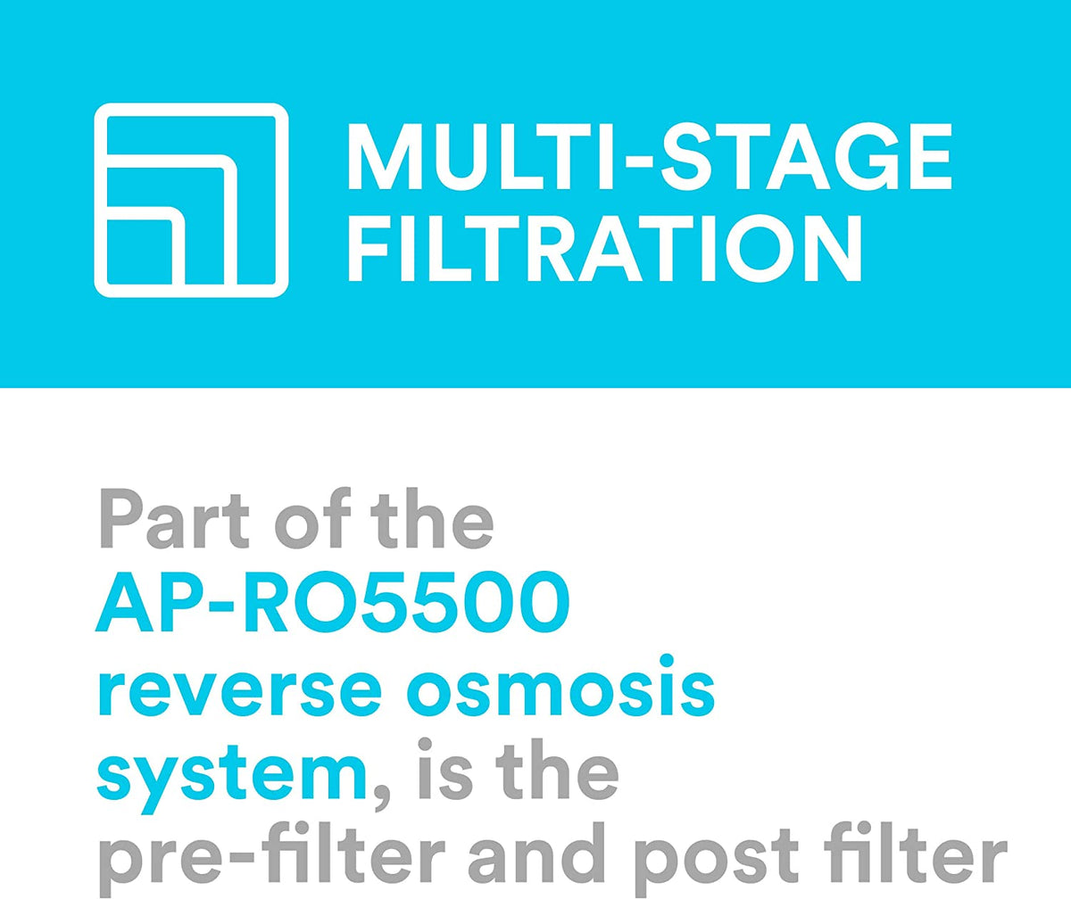 Under Sink Reverse Osmosis Filter Cartridge Set of 2 Q840185