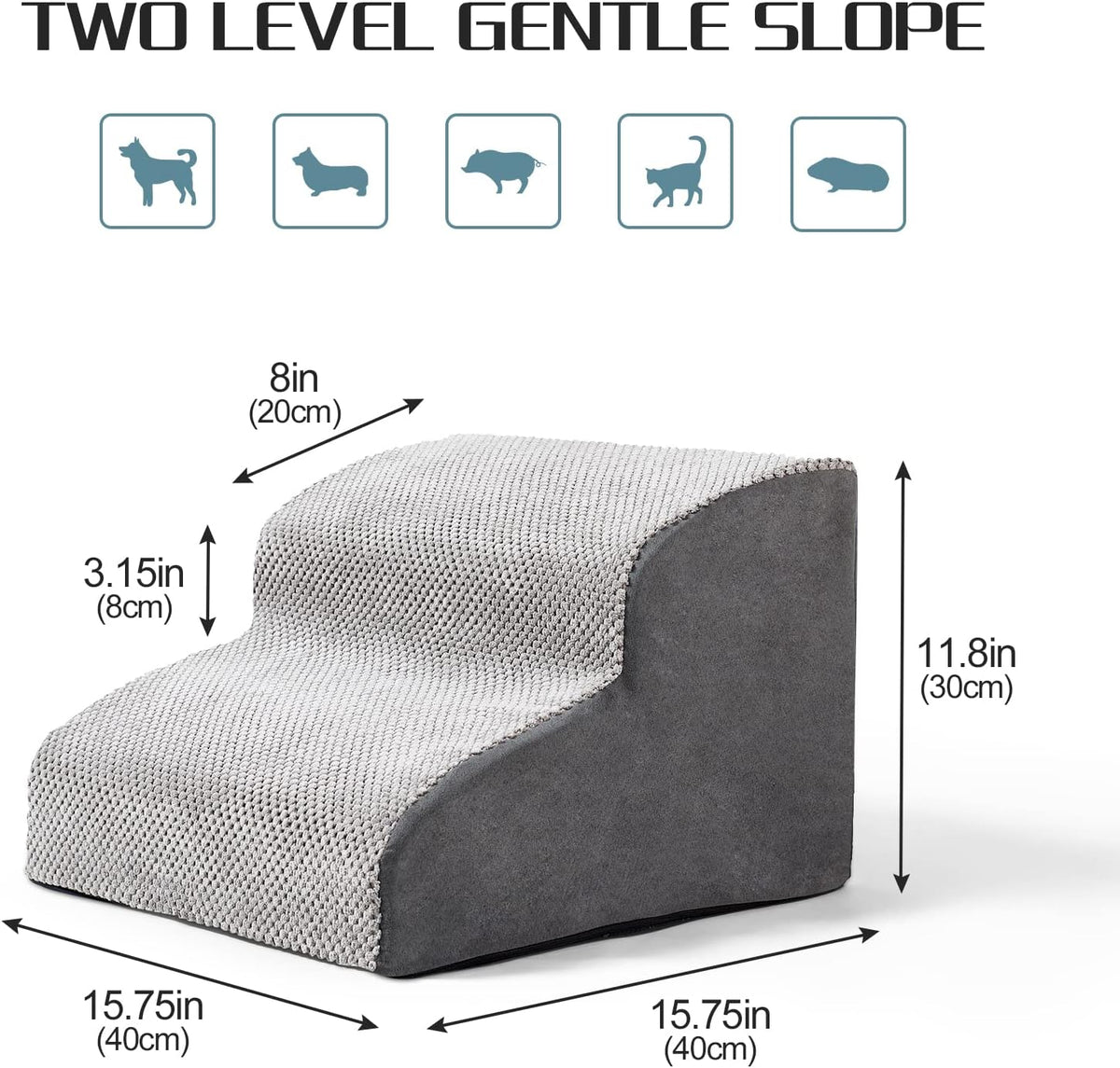 Foam Dog Stairs 4 Tiers Pet Ramp R541