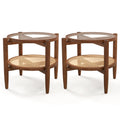 Set of 2 Storage Side Table V15838