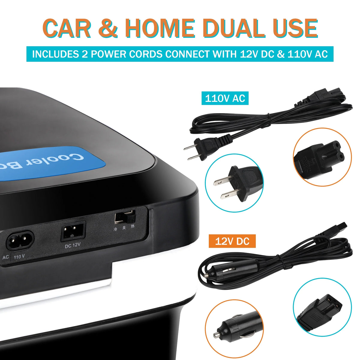 28Qt Mini Nevera Eléctrica Portátil Termoeléctrica V943799