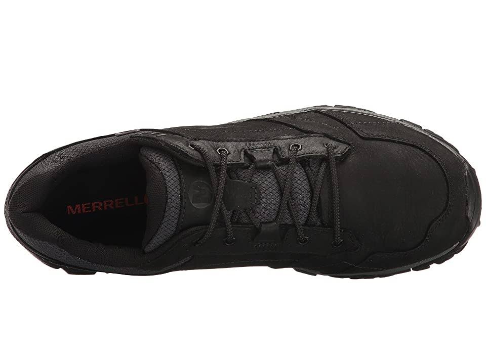 Black Wide Waterproof Lace Shoes Q996