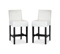 White Counter Stool Set of 2 K329