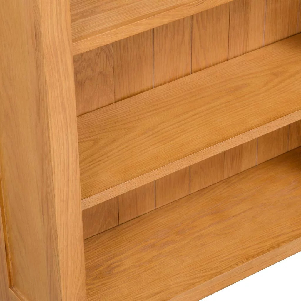 3-Tier Solid Oak Wood Bookcase J6705