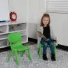 Green Plastic Stacking School Chair (2 Pack) H580