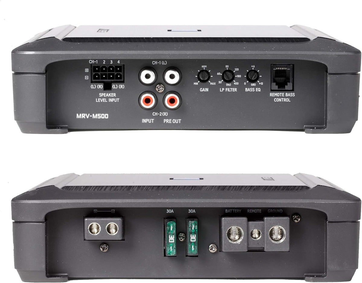 Amplifier and Two 10" Dual 2-Ohm Subwoofers with Wire Kit A23770