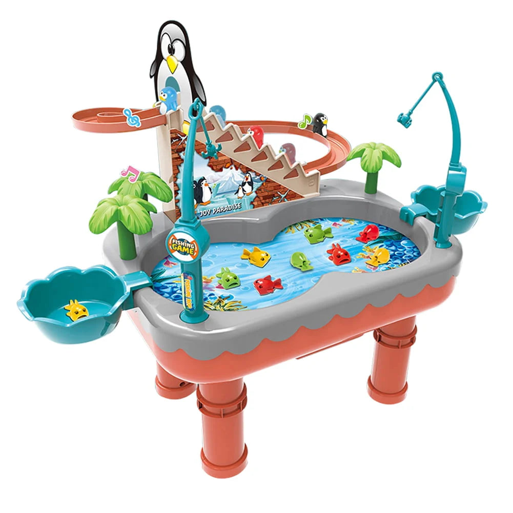 Toddler Toys Fishing Table Toys Water Table Pool Set F701