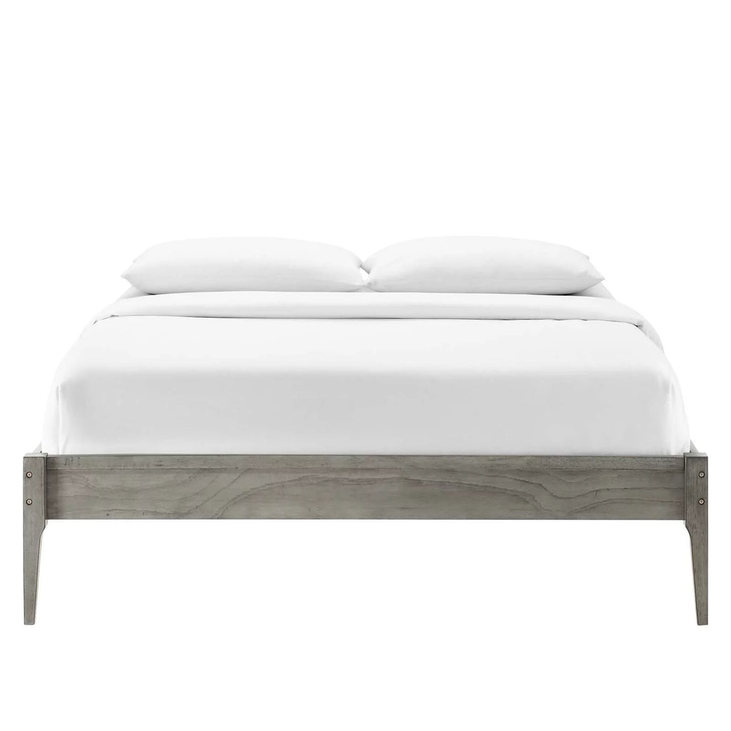 Twin Size Wood Platform Bed Frame S913607
