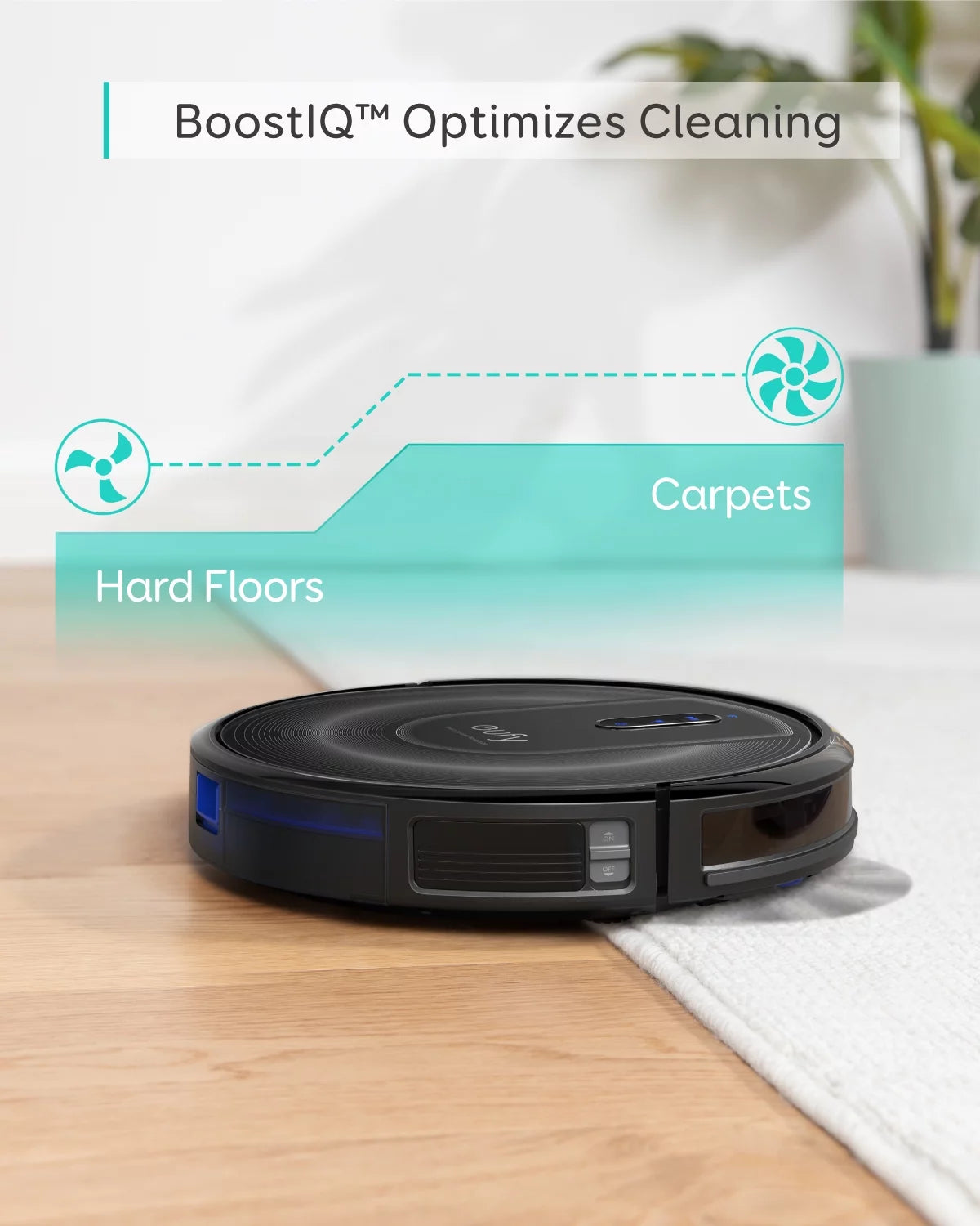 Robot Vacuum with Home Mapping, 2000Pa Suction, Wi-Fi V575