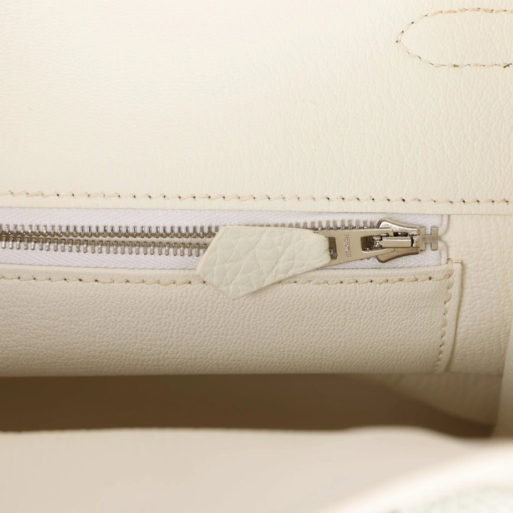 White Togo Leather Handbag D406386